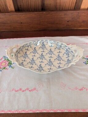 Skye Mcghie Rose Brocade Pierced Oval Dish